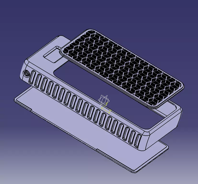 Power Bank Enclosure Square Box Style 3D print model_33