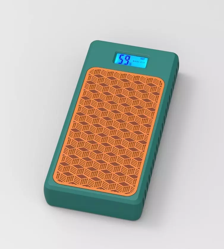 Power Bank Enclosure Square Box Style 3D print model_47