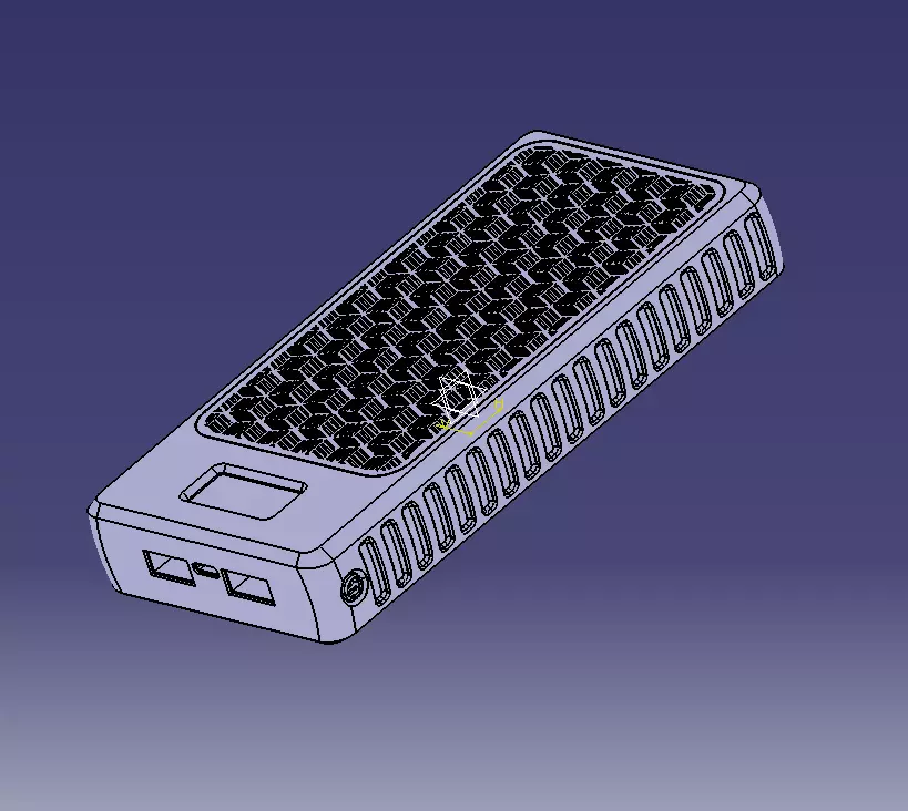 Power Bank Enclosure Square Box Style 3D print model_25