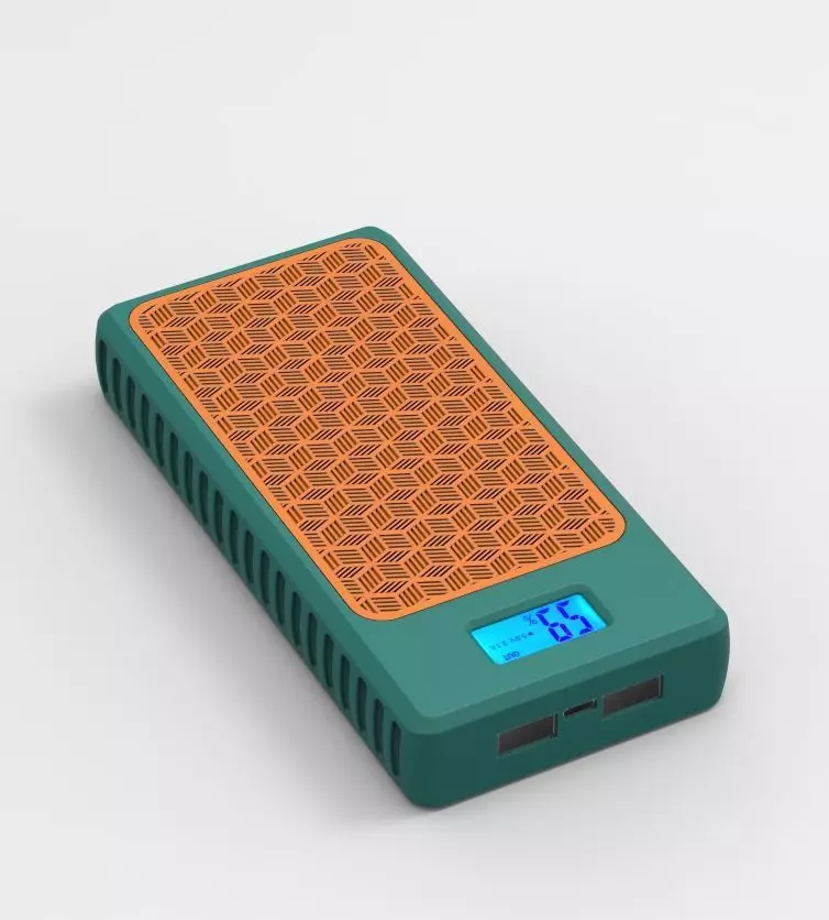 Power Bank Enclosure Square Box Style 3D print model_3