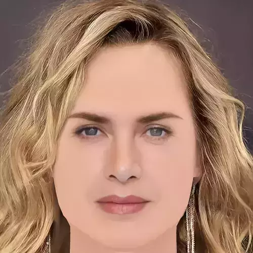 Kate Winslet Head - No Hair - Low poly head for game