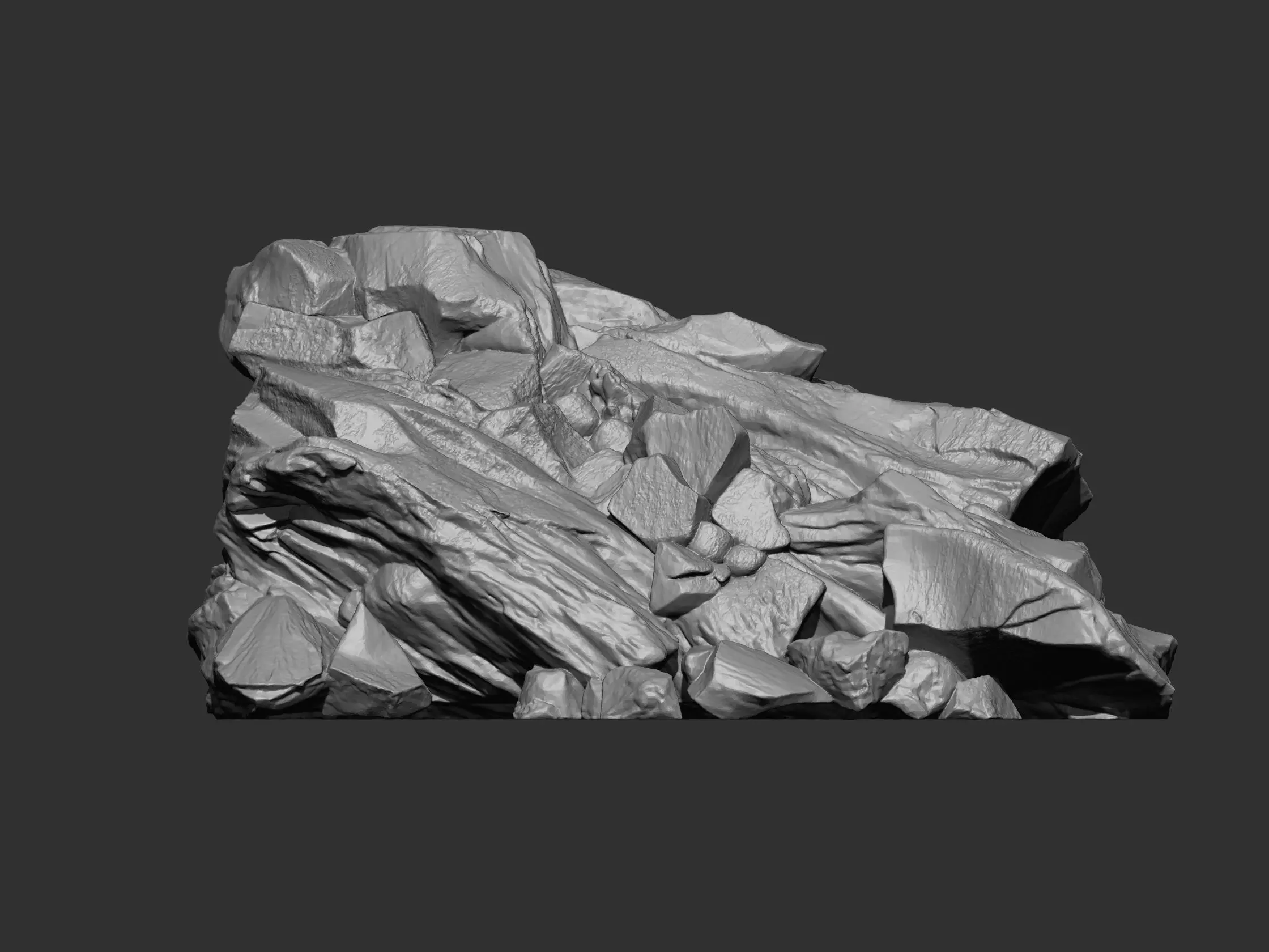 Rock and Cliff IMM Brushes 15 in one Vol 1 3D model_33