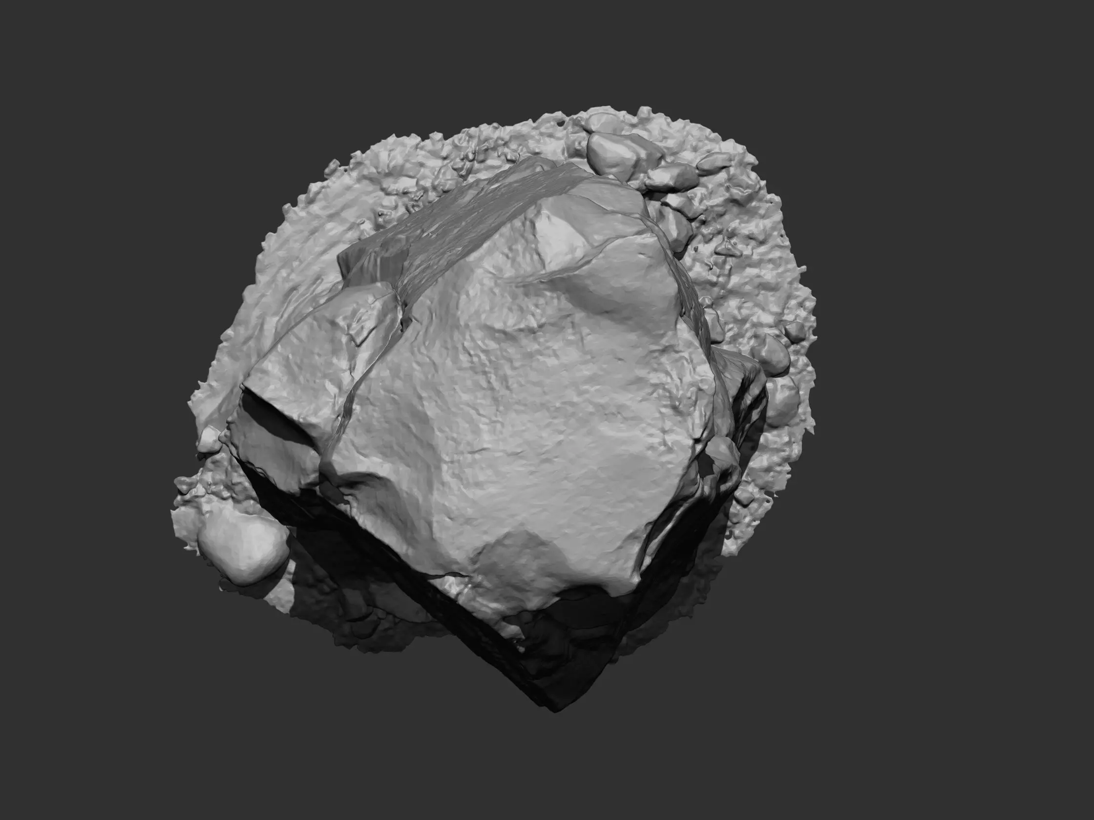 Rock and Cliff IMM Brushes 15 in one Vol 1 3D model_14