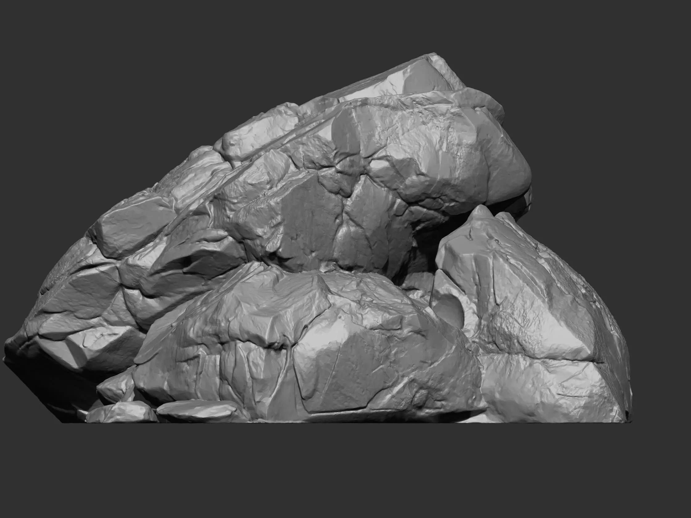 Rock and Cliff IMM Brushes 15 in one Vol 1 3D model_35