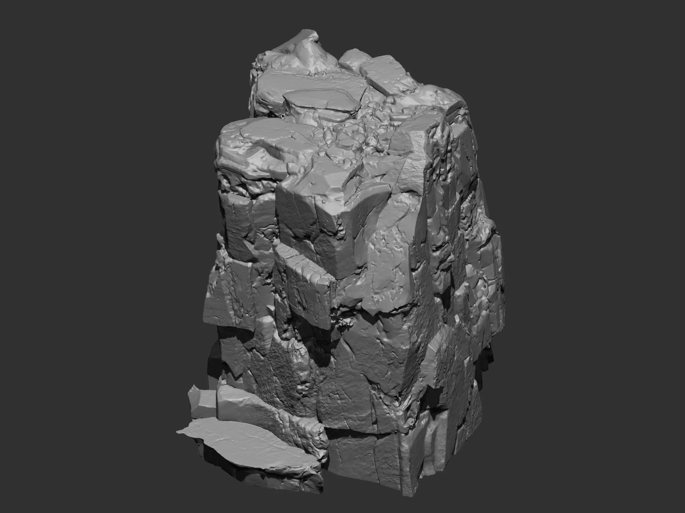 Rock and Cliff IMM Brushes 15 in one Vol 1 3D model_43