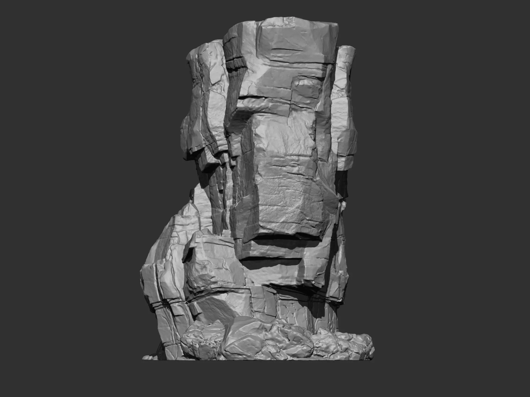 Rock and Cliff IMM Brushes 15 in one Vol 1 3D model_15