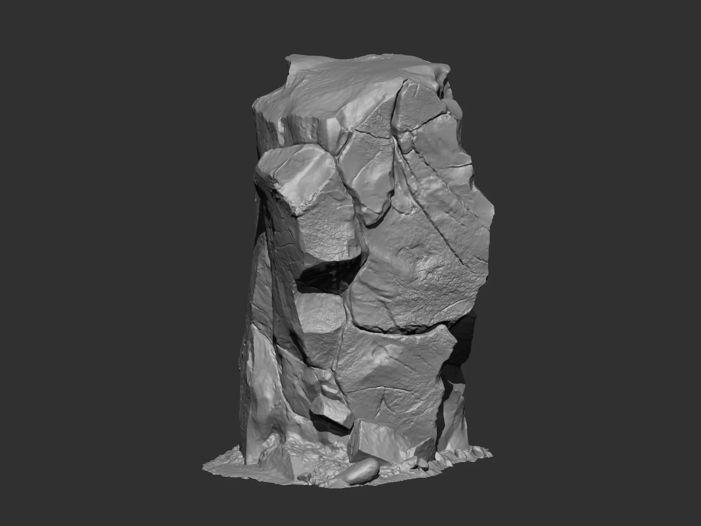 Rock and Cliff IMM Brushes 15 in one Vol 1 3D model_16