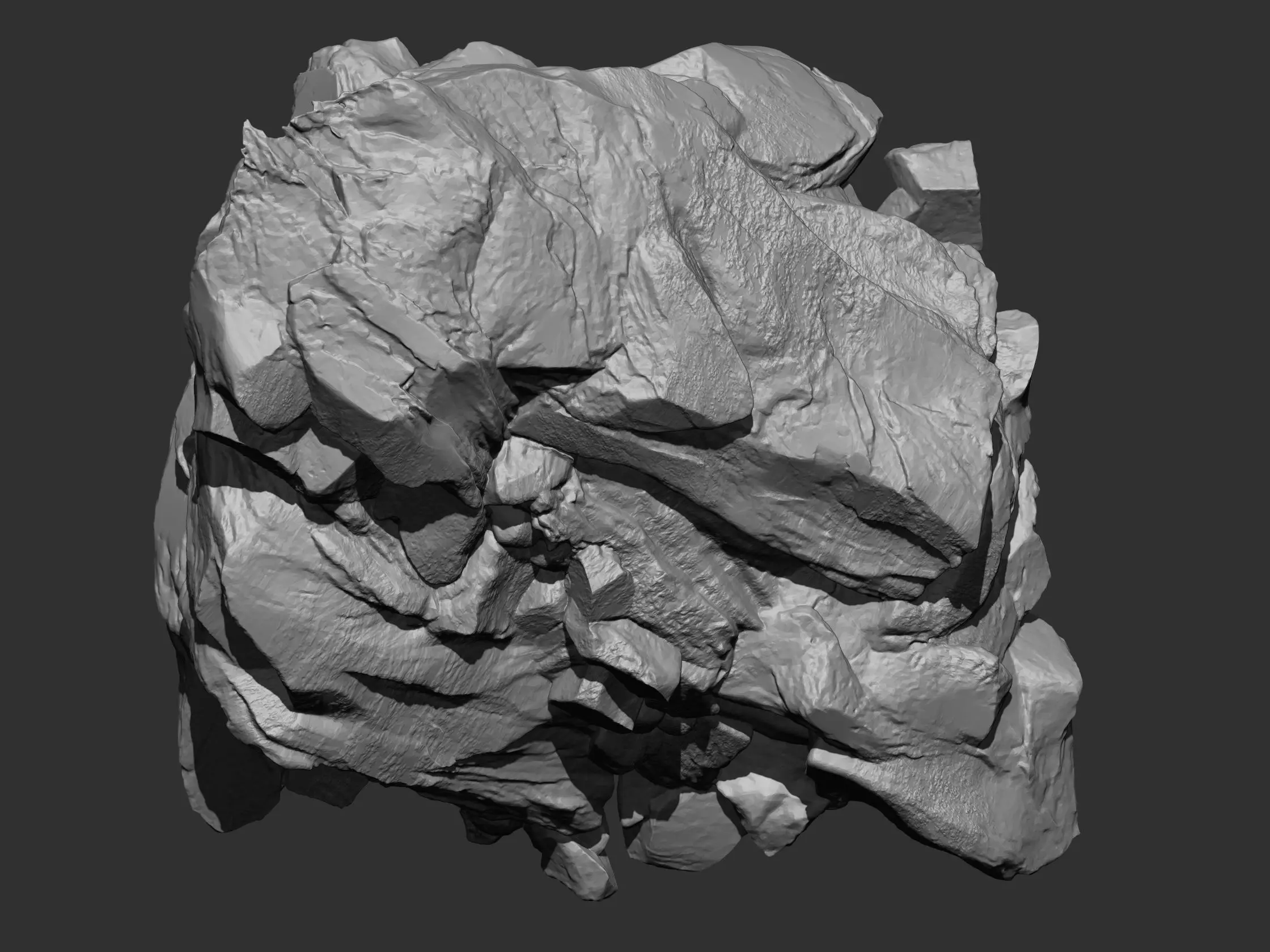 Rock and Cliff IMM Brushes 15 in one Vol 1 3D model_36