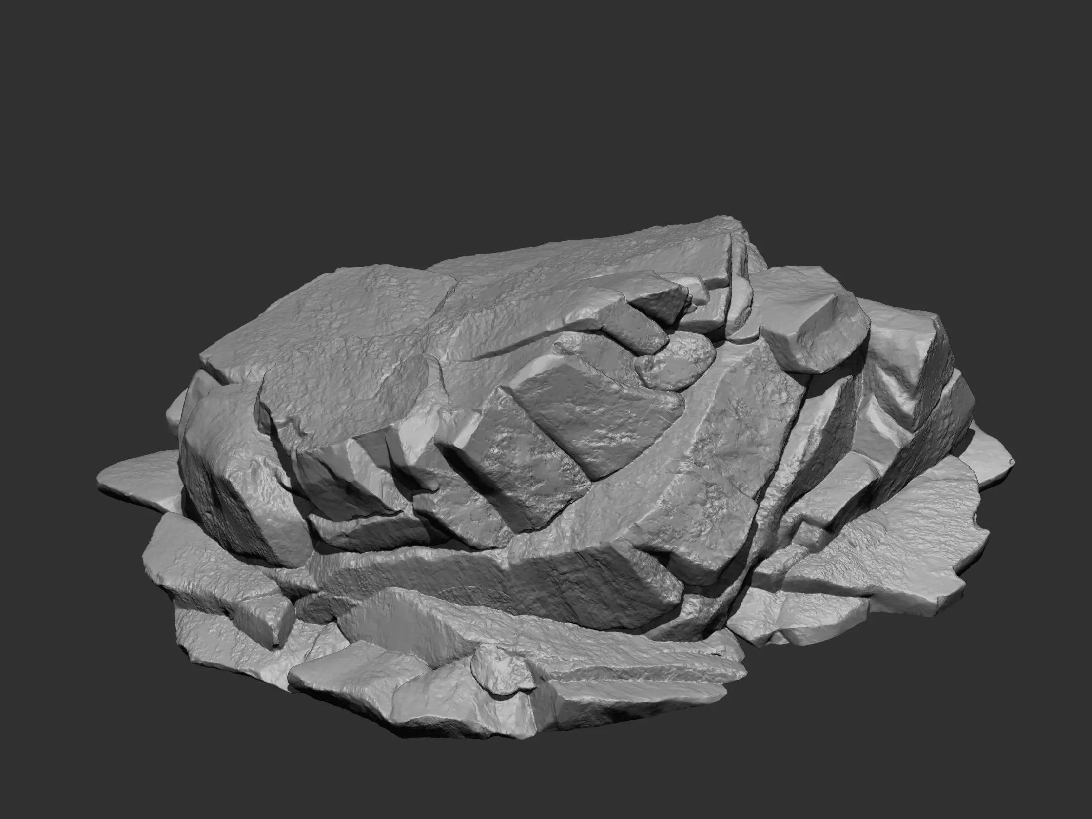 Rock and Cliff IMM Brushes 15 in one Vol 1 3D model_28