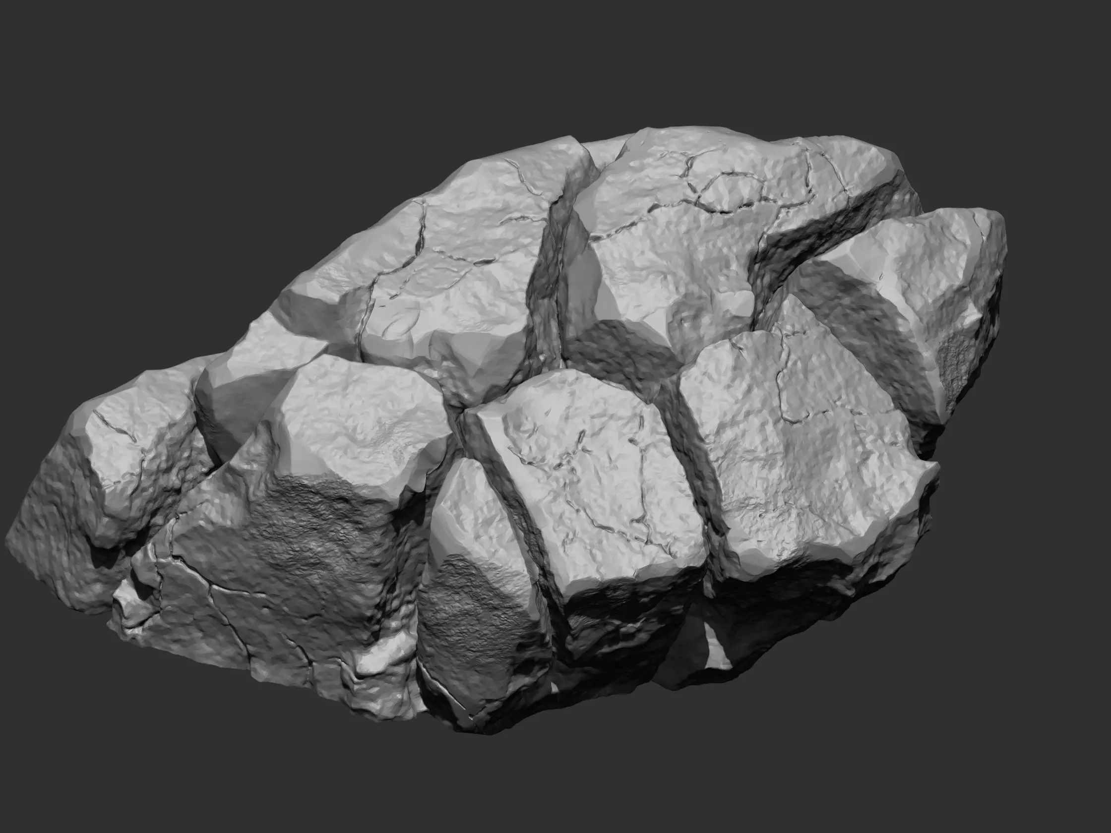 Rock and Cliff IMM Brushes 15 in one Vol 1 3D model_20