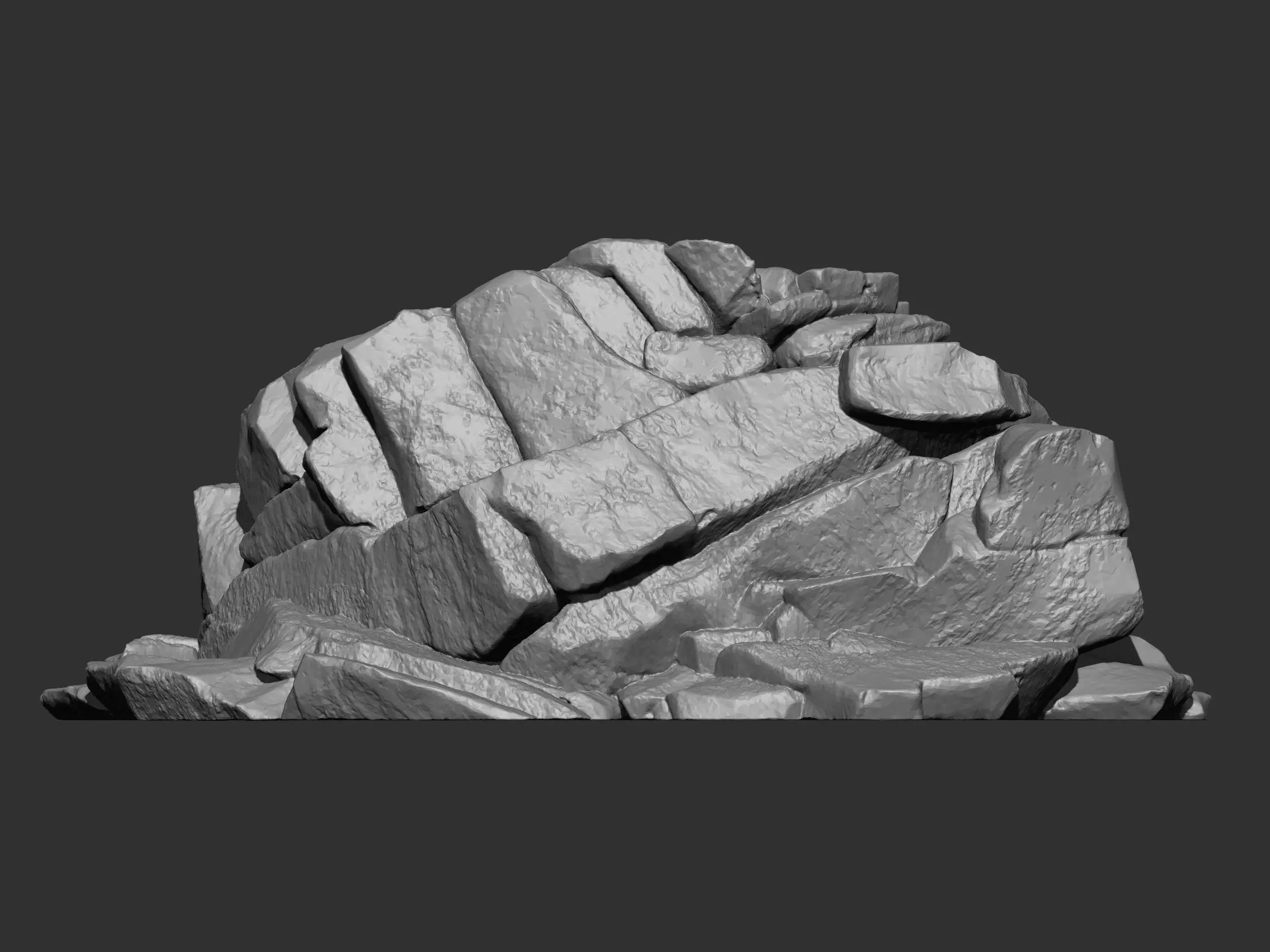 Rock and Cliff IMM Brushes 15 in one Vol 1 3D model_26