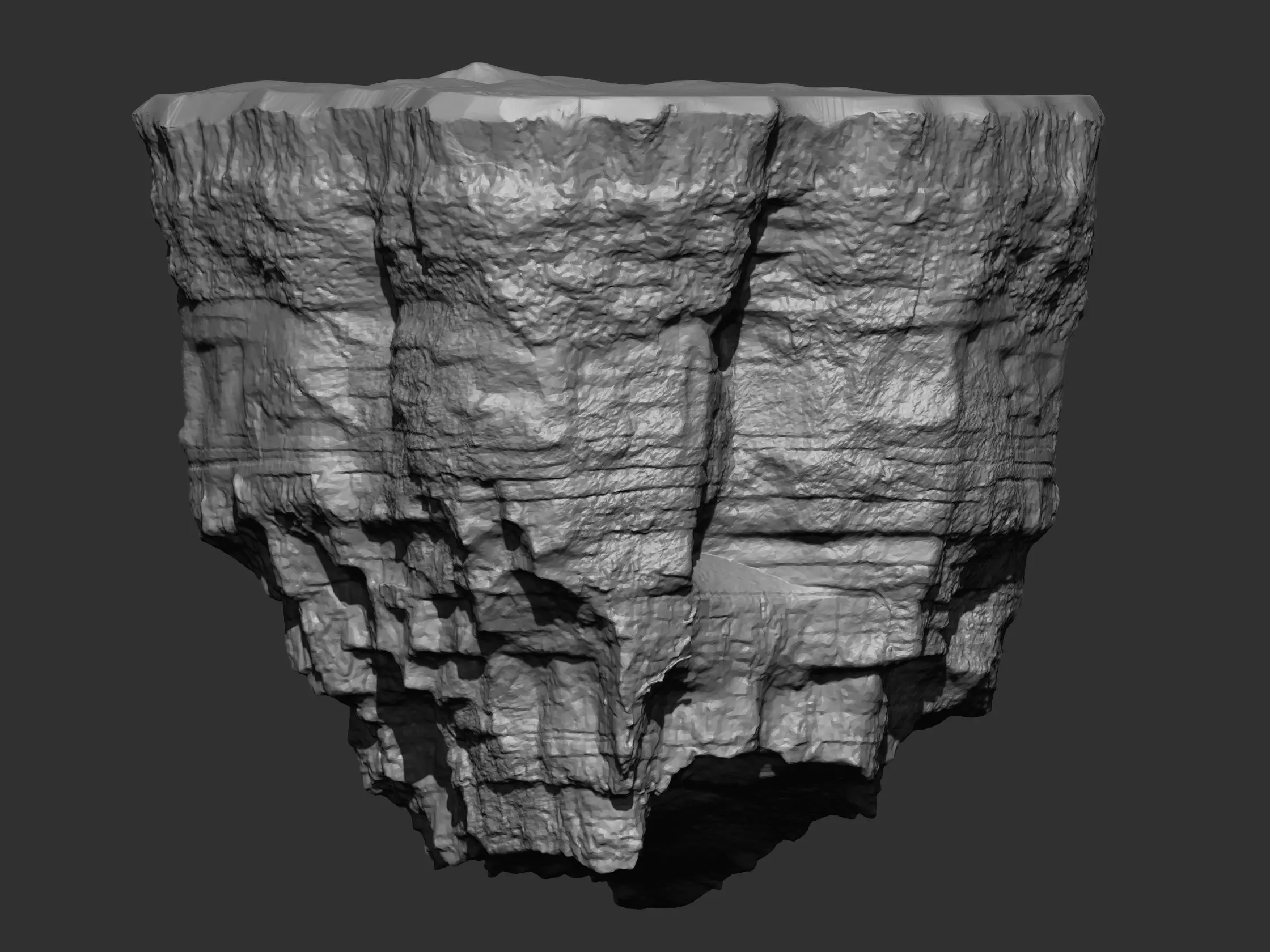 Rock and Cliff IMM Brushes 15 in one Vol 1 3D model_4