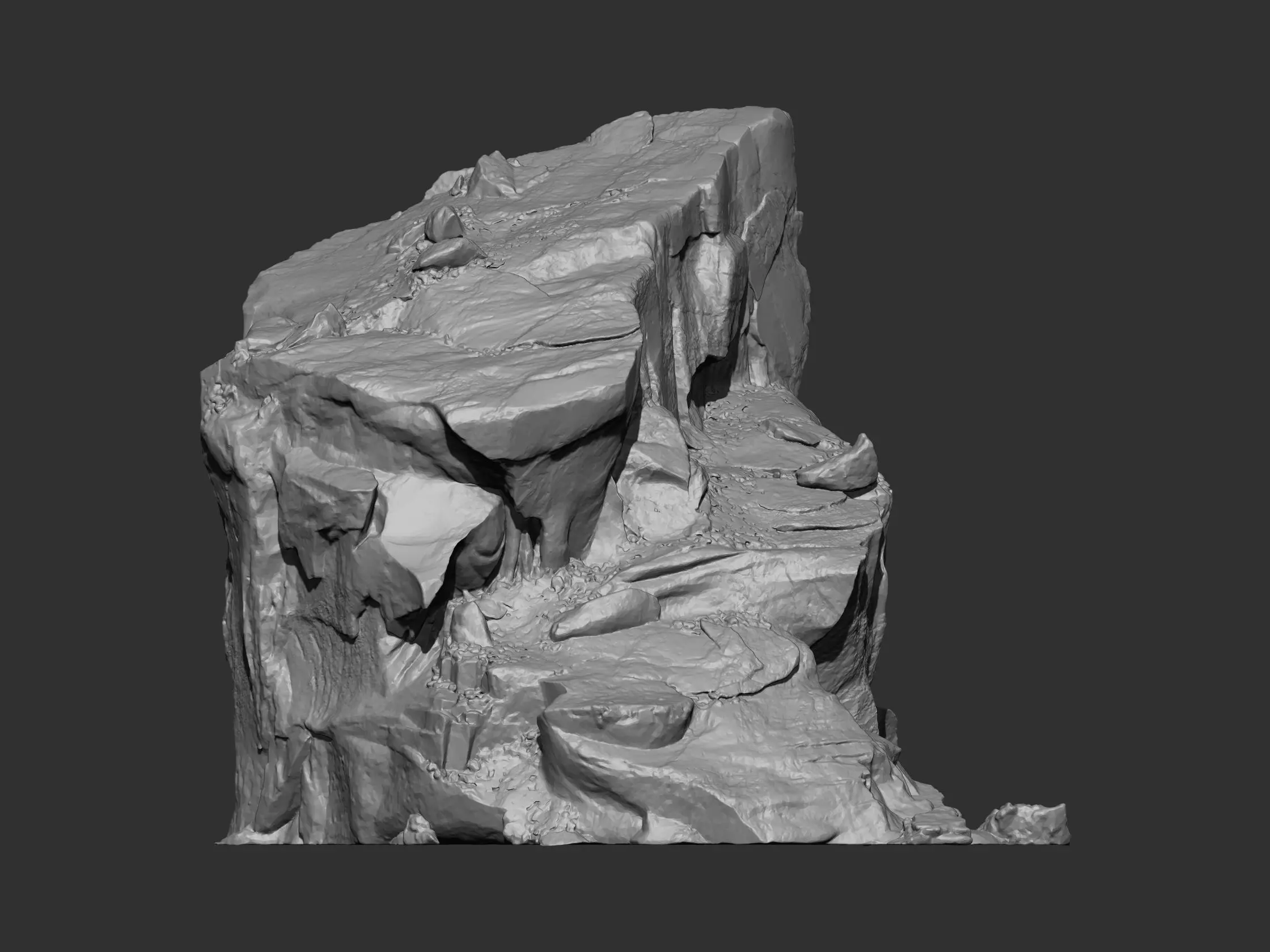 Rock and Cliff IMM Brushes 15 in one Vol 1 3D model_47