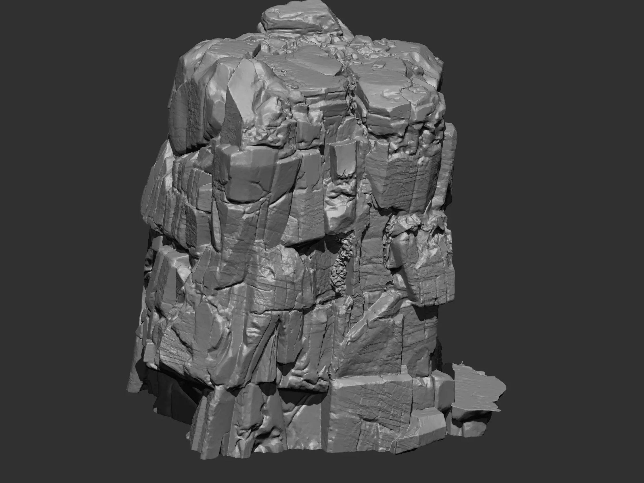 Rock and Cliff IMM Brushes 15 in one Vol 1 3D model_19