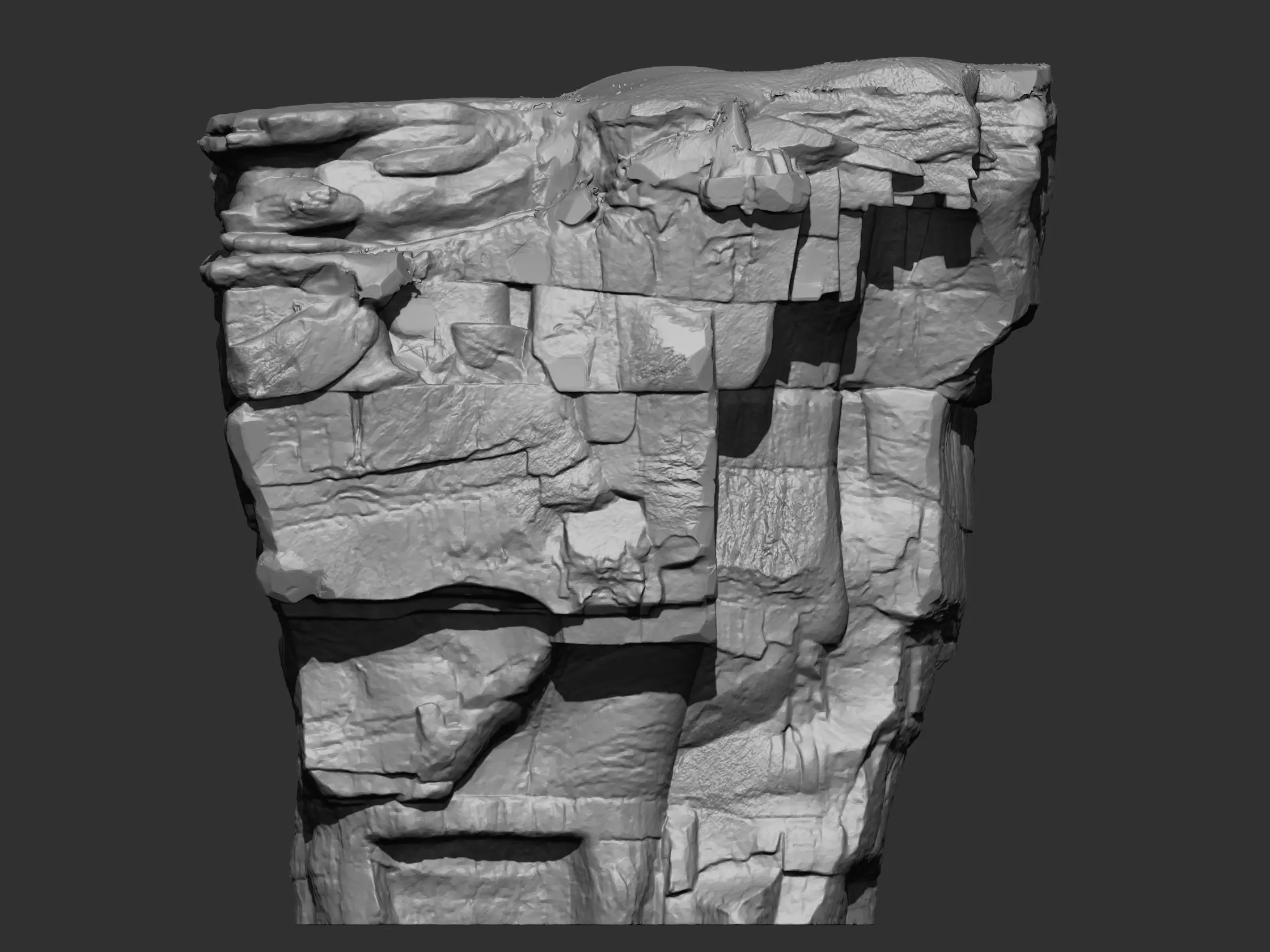 Rock and Cliff IMM Brushes 15 in one Vol 1 3D model_6