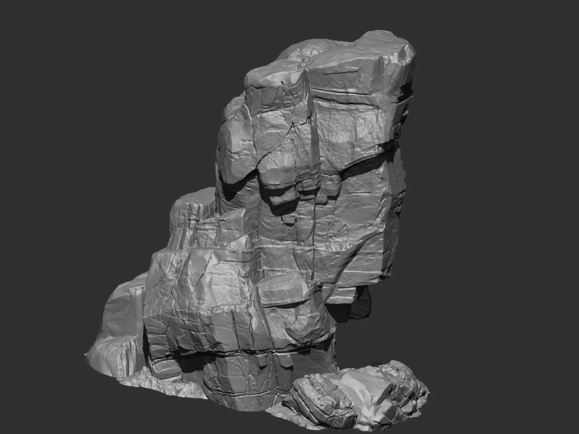 Rock and Cliff IMM Brushes 15 in one Vol 1 3D model_5