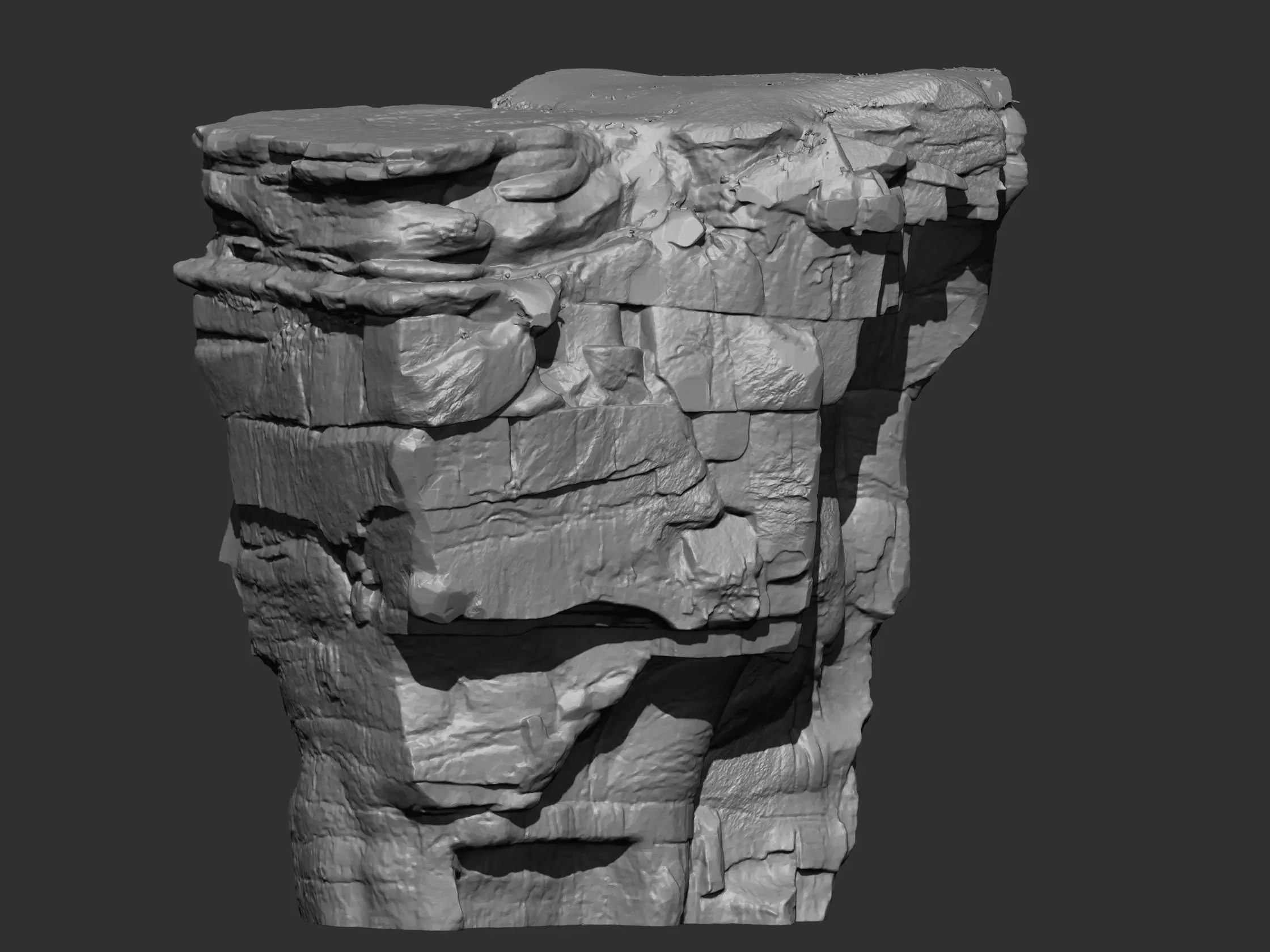 Rock and Cliff IMM Brushes 15 in one Vol 1 3D model_18