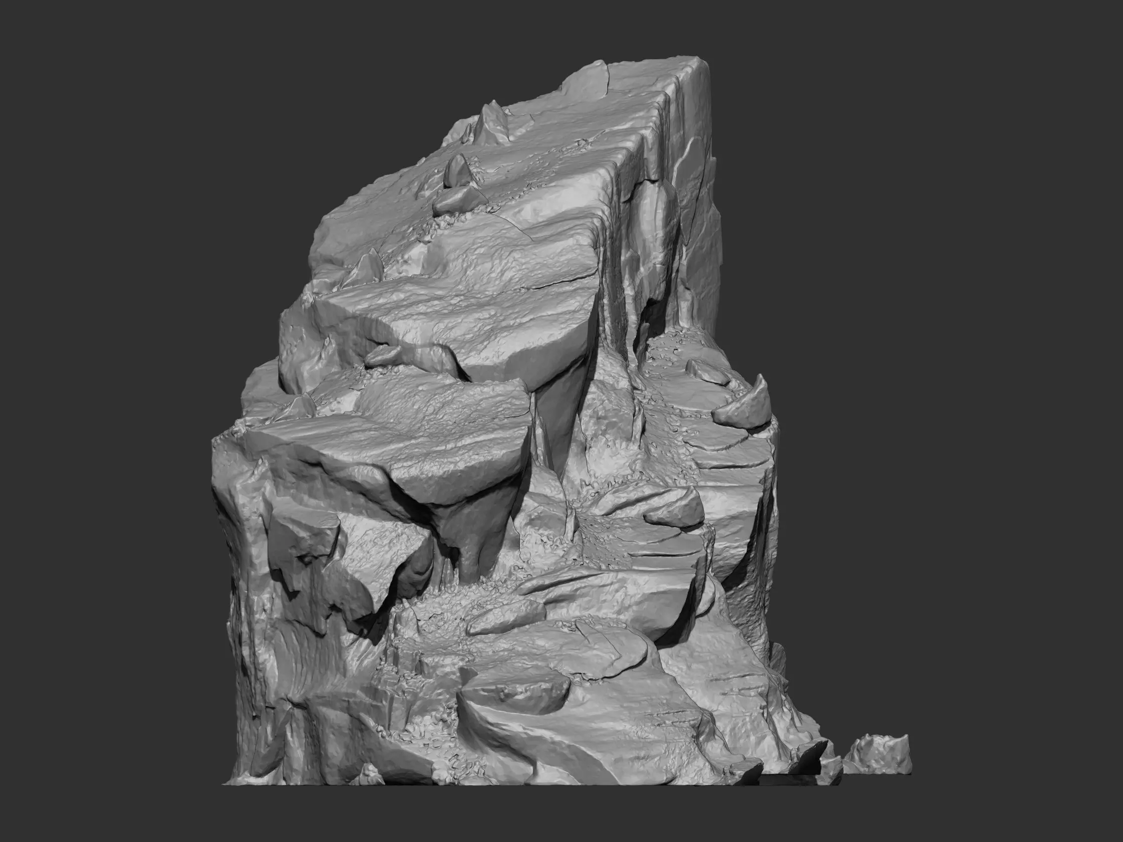 Rock and Cliff IMM Brushes 15 in one Vol 1 3D model_11