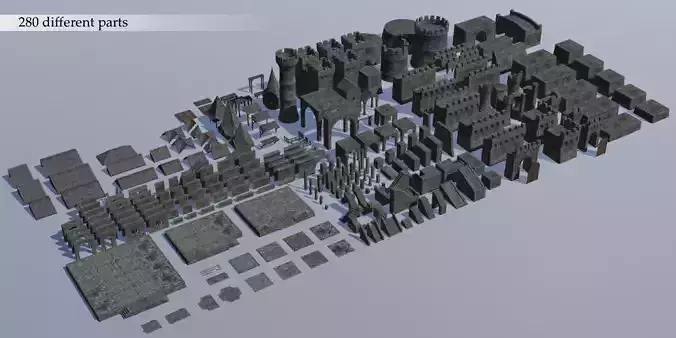 Modular Castle construction set V 2 0