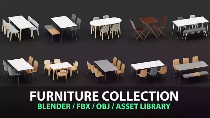 Table Set Model Collection 360