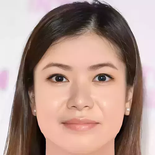 Katie Leung Head - No Hair - Low poly head for game