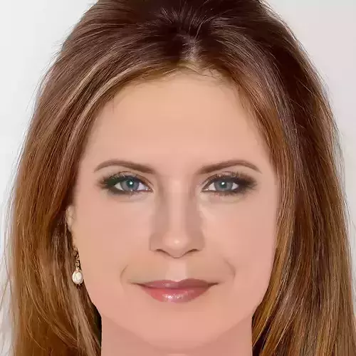 Kelly Preston Head - No Hair - Low poly head for game