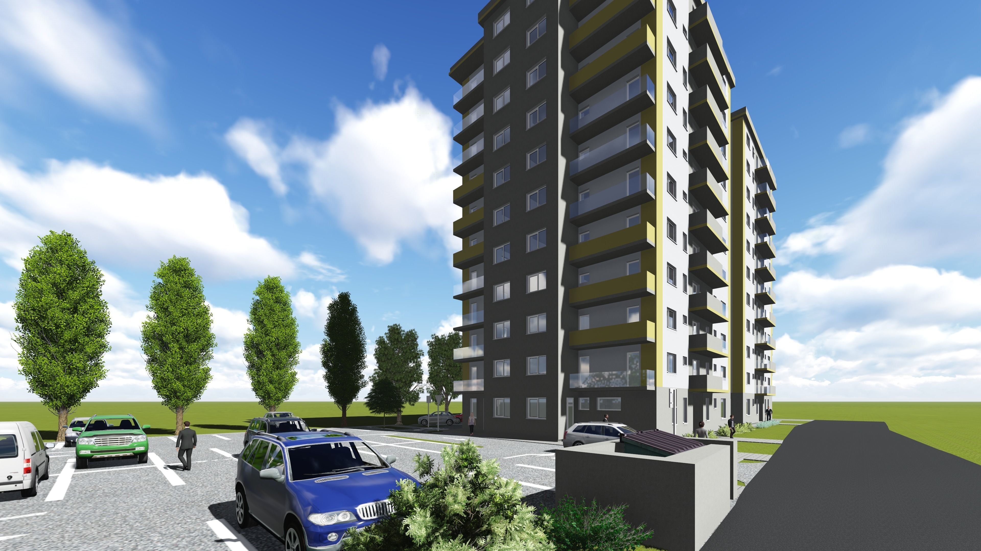 Apartments with interiors 3D model_1