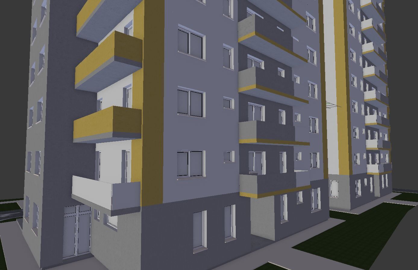 Apartments with interiors 3D model_4
