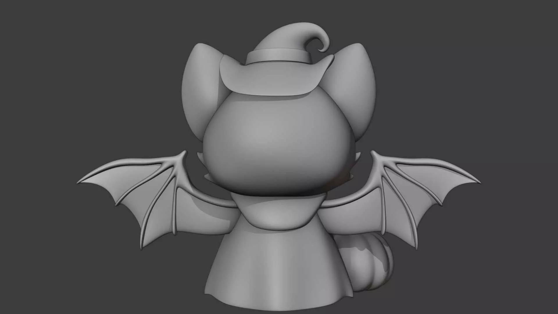 Halloween bat 04 3D print model_10