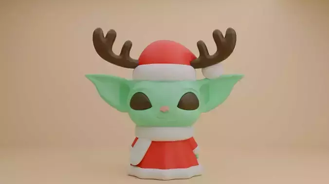 Christmas baby yoda 07
