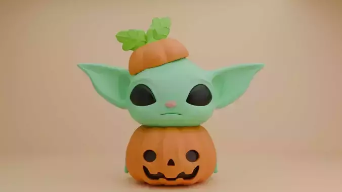 Halloween baby yoda 05
