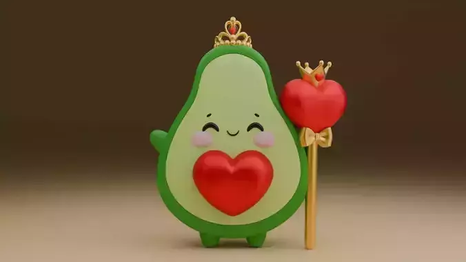Valentine avocado