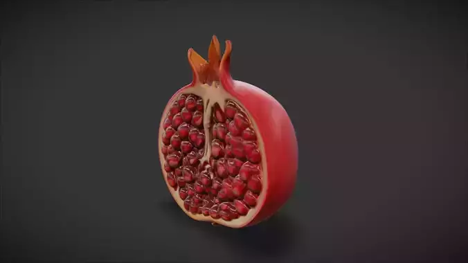Pomegranate Half