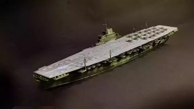 JAPANESE Aircraft Carrier Shinano scale 3D Printing Data