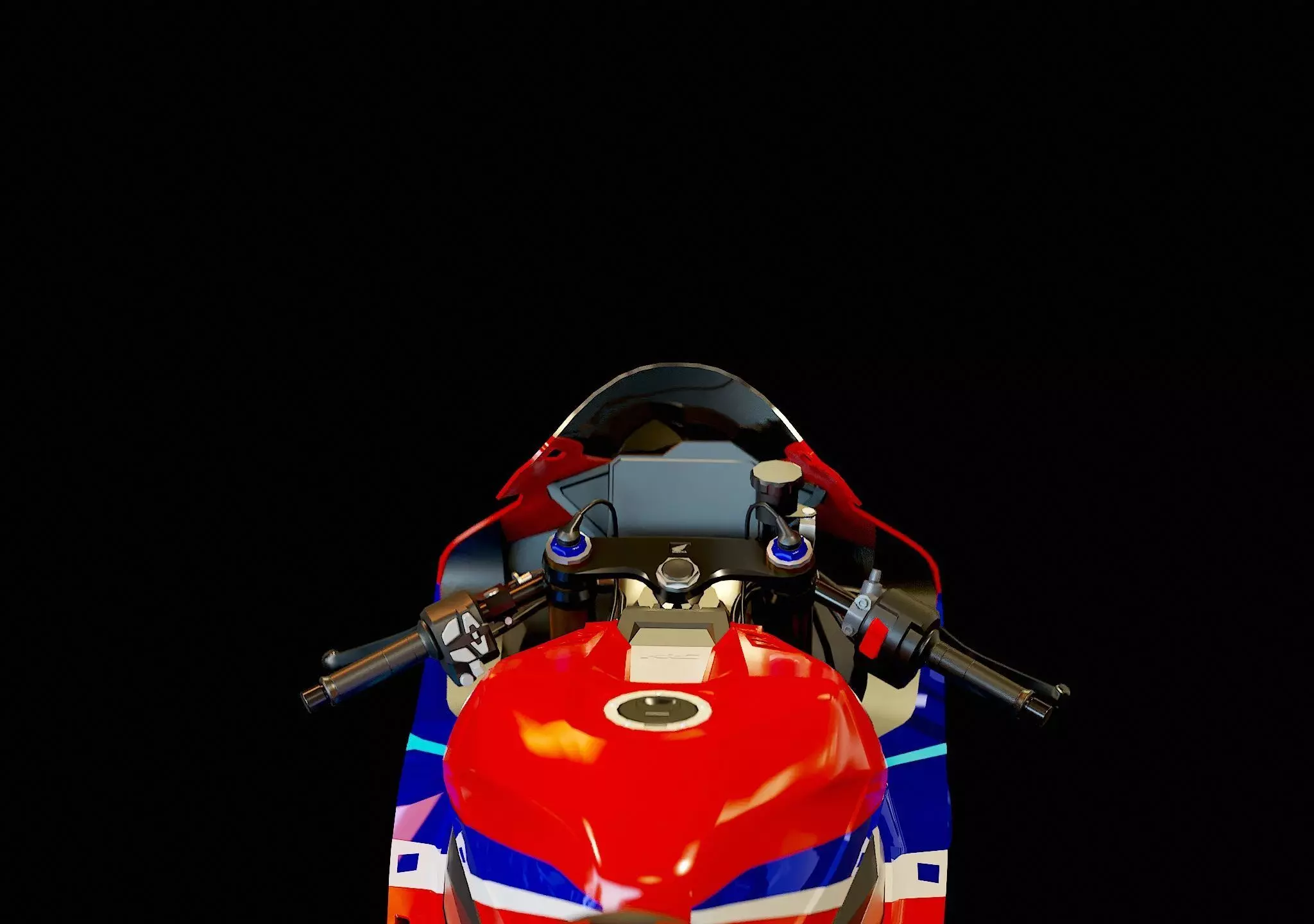 Base model Honda CBR 1000RR R 2024 3D model_9
