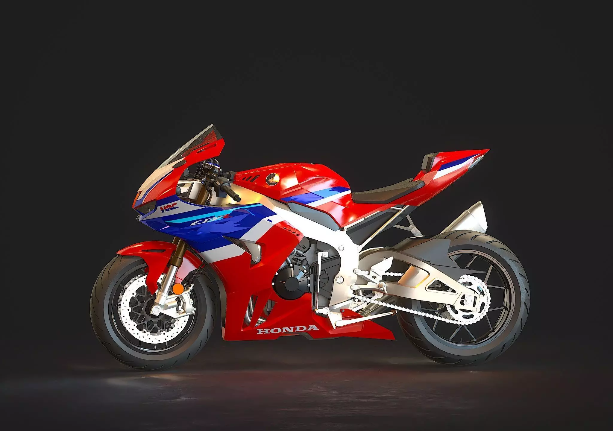 Base model Honda CBR 1000RR R 2024 3D model_3