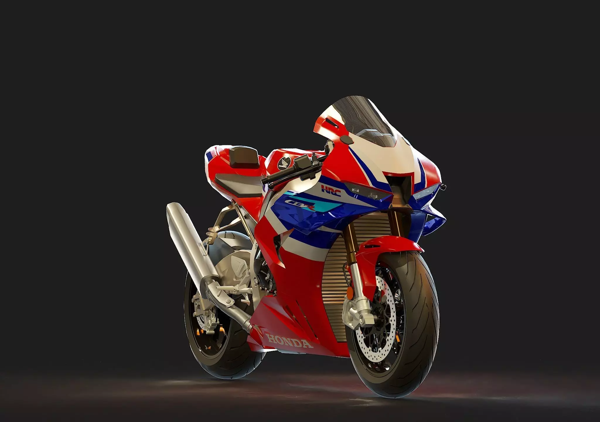 Base model Honda CBR 1000RR R 2024 3D model_8