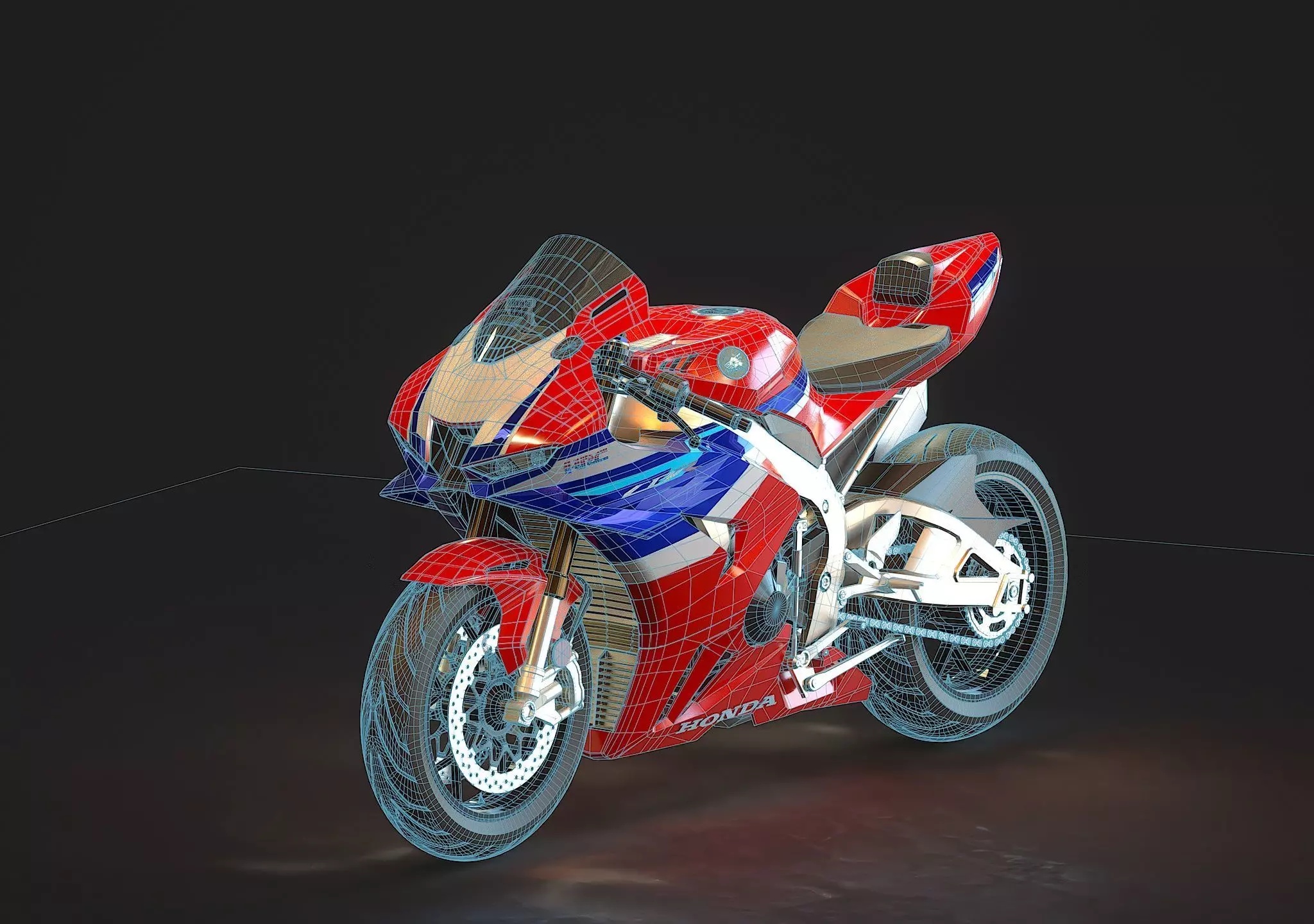 Base model Honda CBR 1000RR R 2024 3D model_13