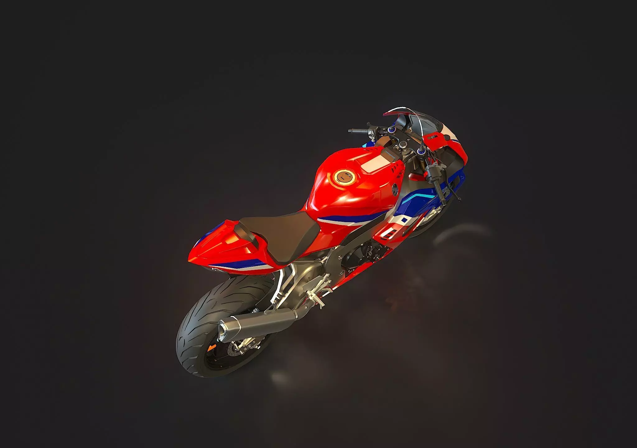 Base model Honda CBR 1000RR R 2024 3D model_4