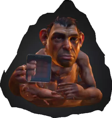 Homo Sapiens Telephonum Mobile Tractans 3D print model_0