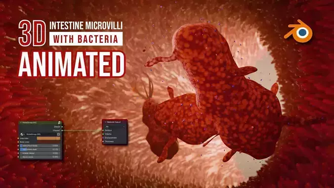 Intestinal Microvilli Animated