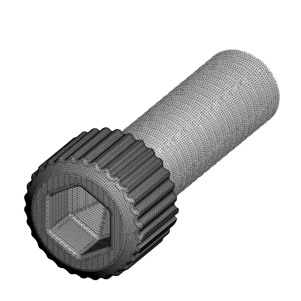 Plastic Socket Bolt Toy 3D model_3