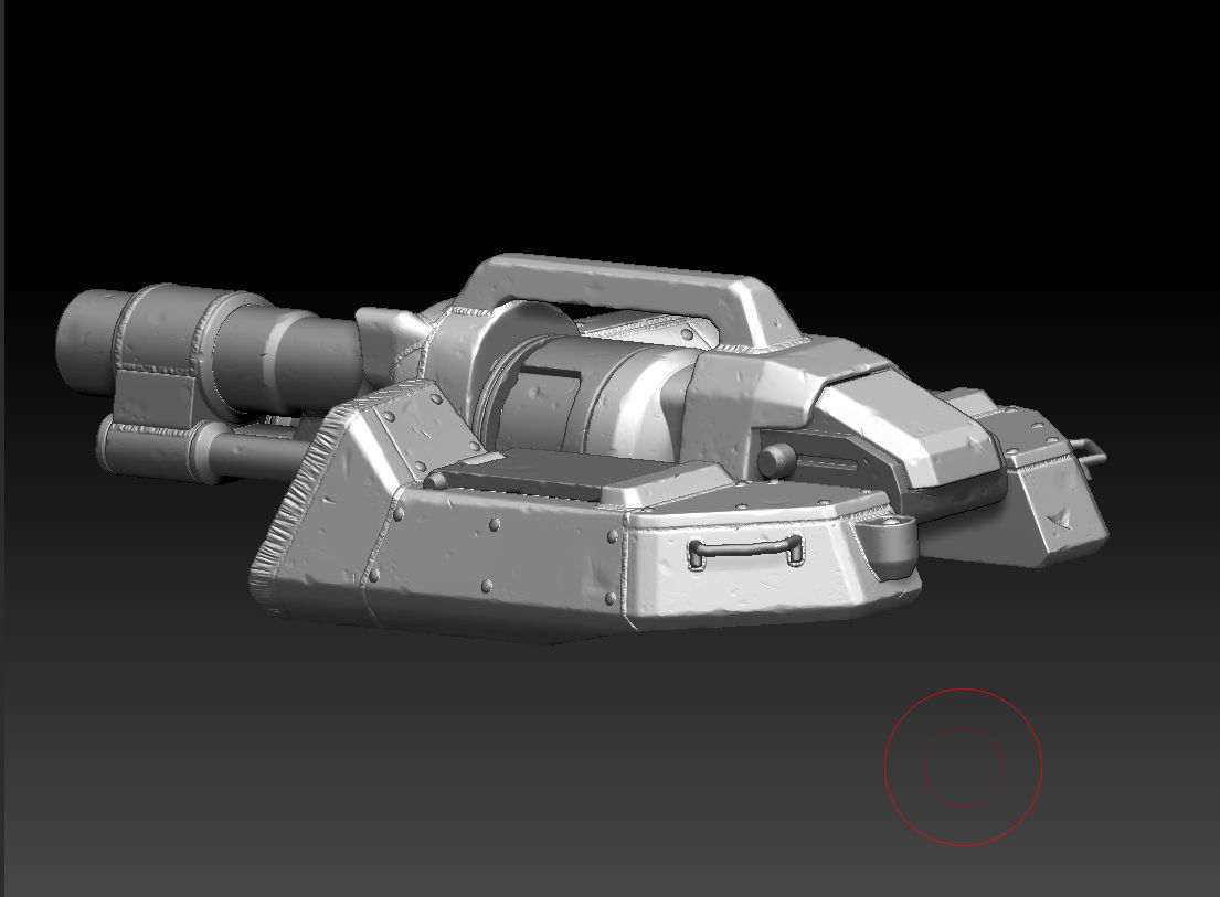 Turret 3D print model_1