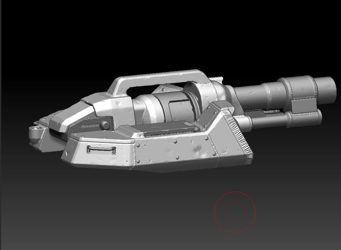Turret 3D print model_3