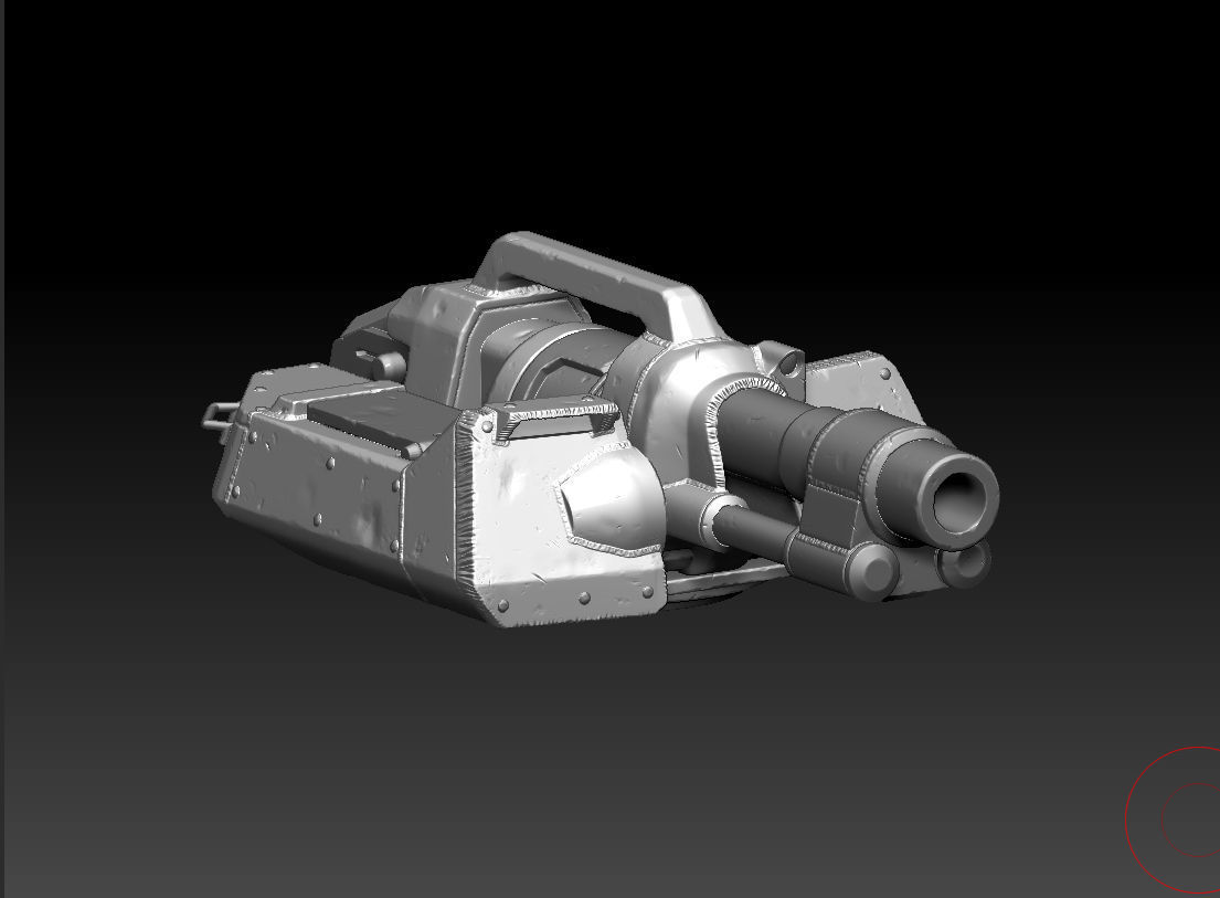 Turret 3D print model_2