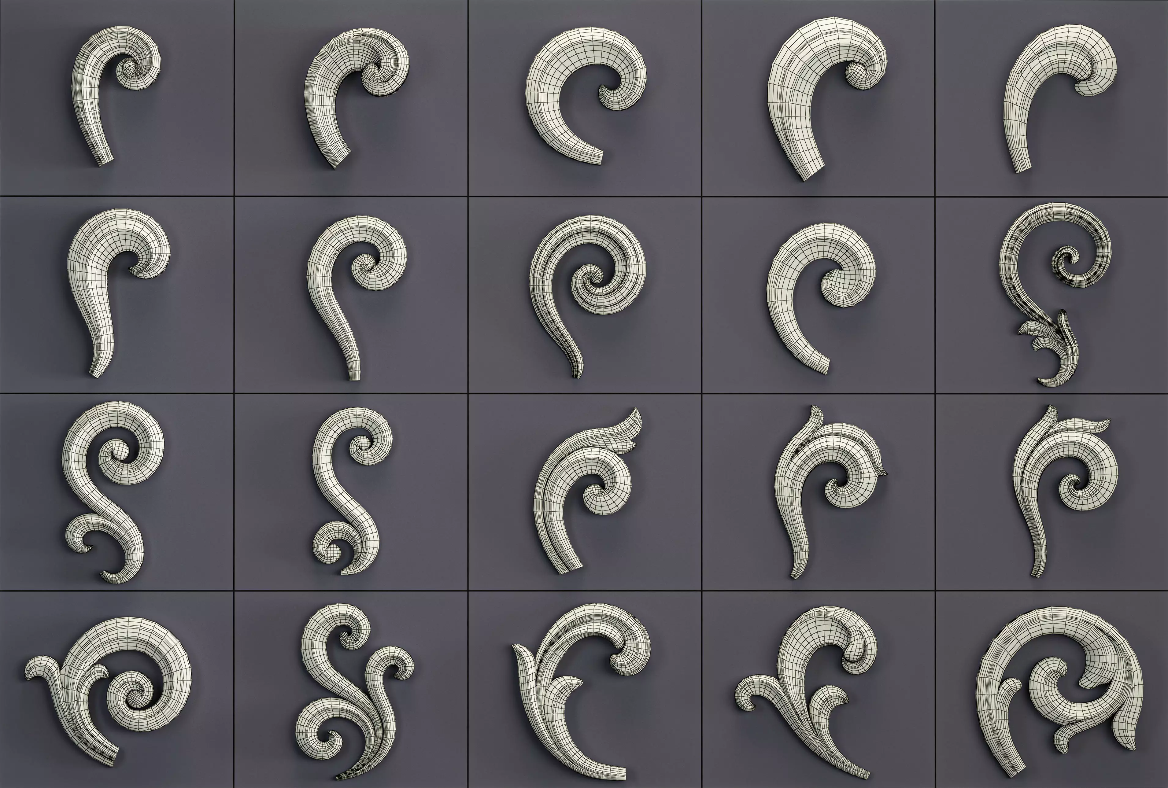 175 ARCHITECTURAL KITBASH - VOL 06 3D model_12