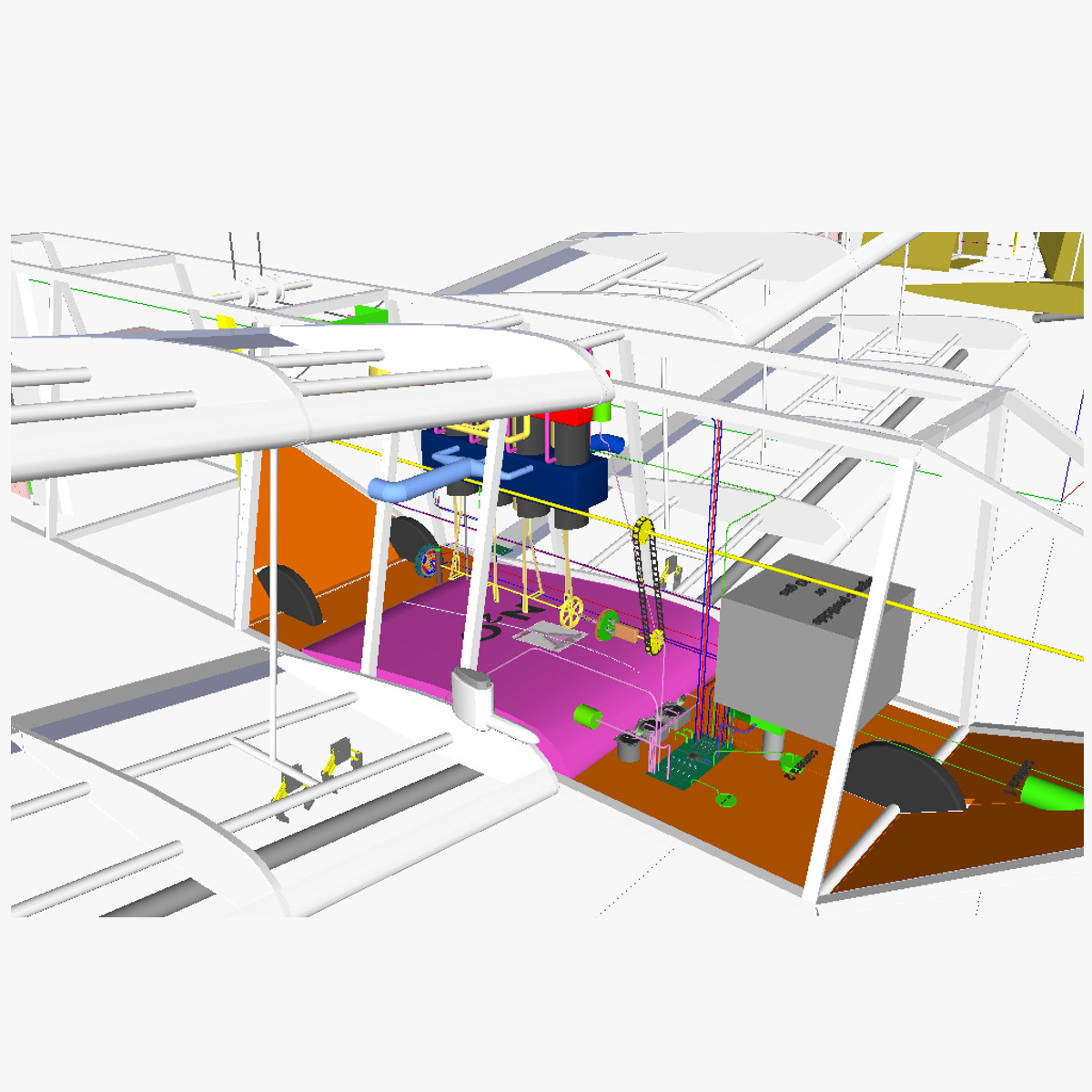 AT UAS Unmanned aerial system 3D model_4
