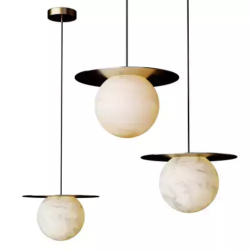 Spanish marble bedroom bedside modern luxury pendant light 