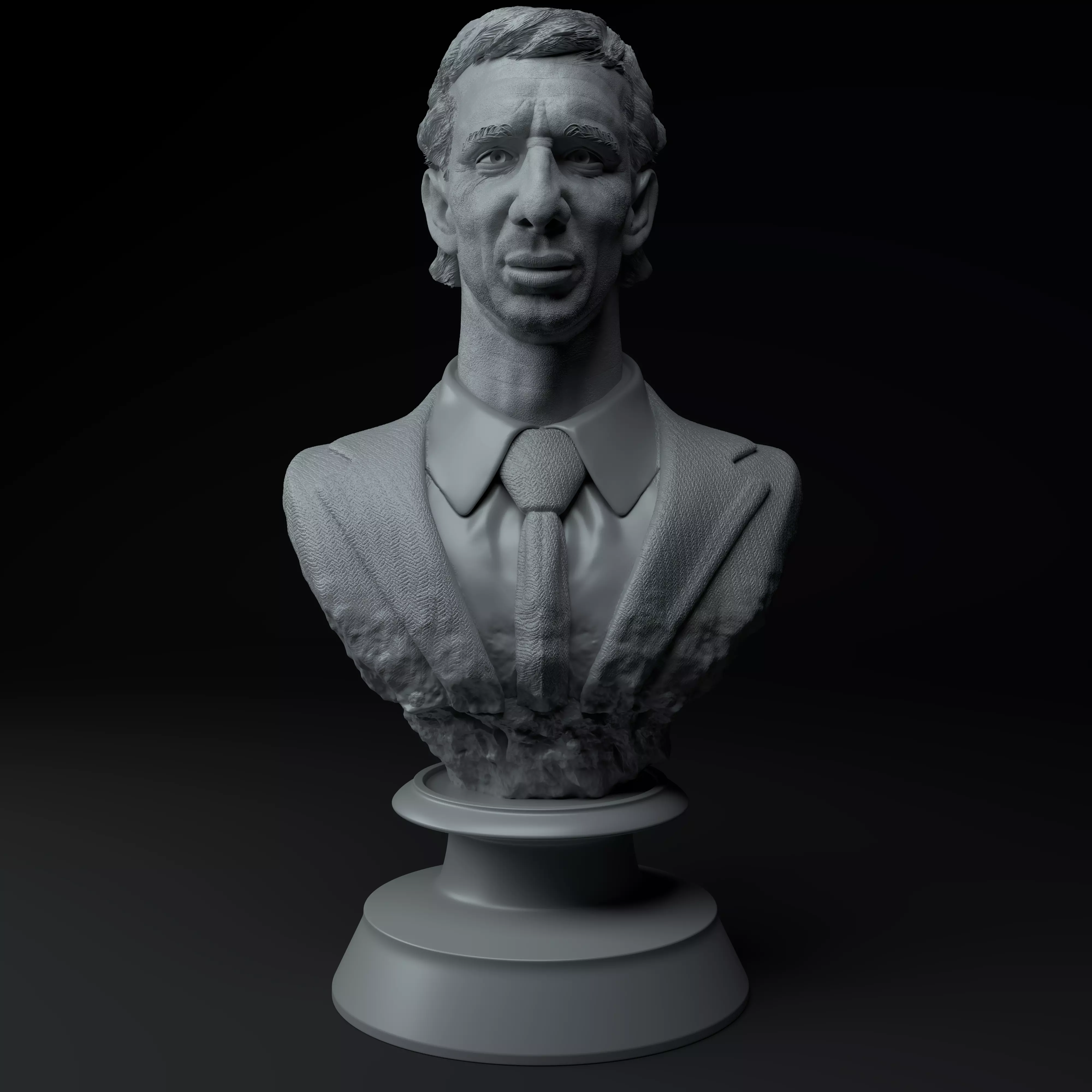 Carlos Bilardo Premium 3D Bust STL 3D model_1