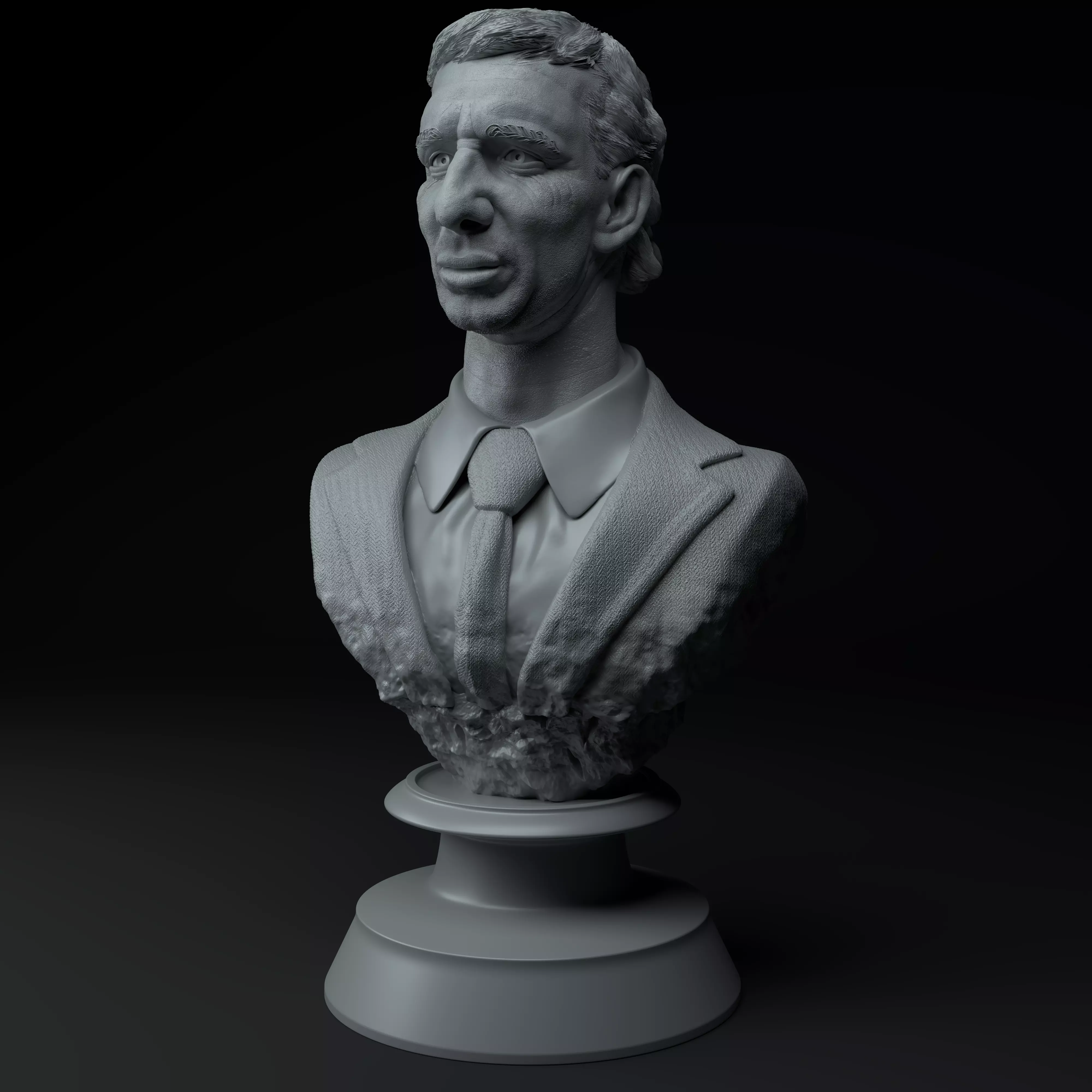 Carlos Bilardo Premium 3D Bust STL 3D model_0